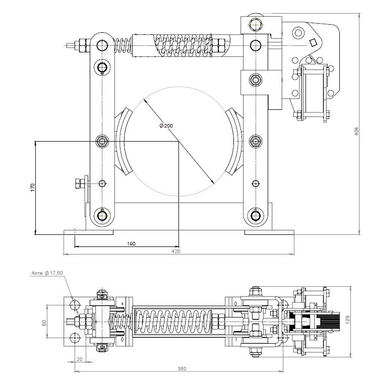 Тормоз ТКТ-200 Тормоз ТКТ-200