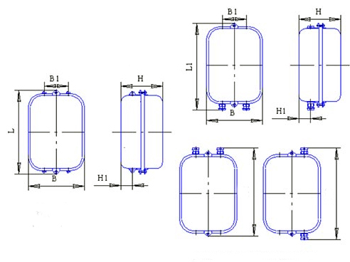Габаритные и установочные размеры  Габаритные и установочные размеры