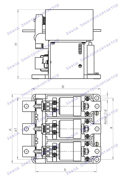 Внешний вид контактора