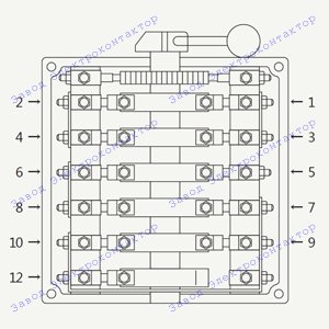 Схема контактов и таблица включения контактов ККТ-68 Схема контактов и таблица включения контактов ККТ-68