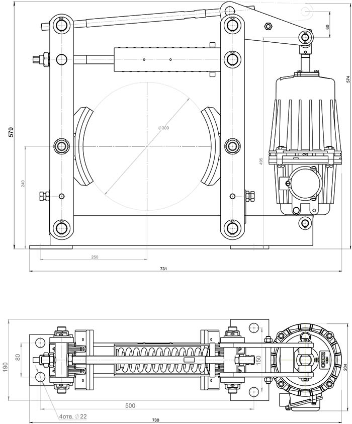 Чертеж ТКГ-300